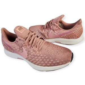 Nike Air Zoom Pegasus 35 Womens Running Rust Pink Sneakers Size 9